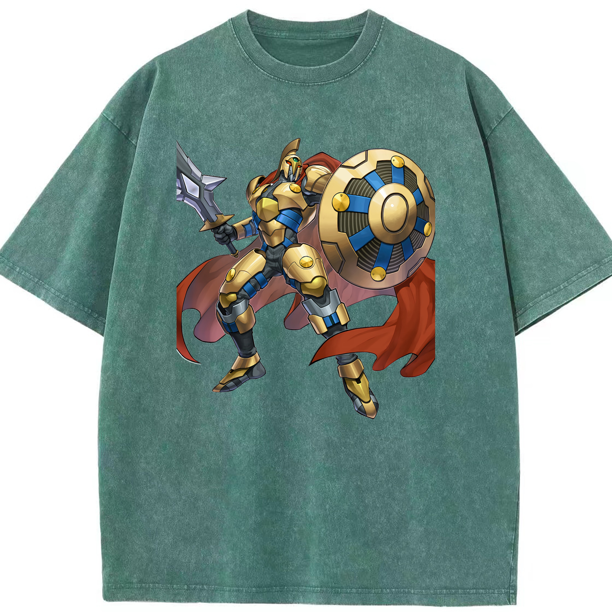 （画像用） 遊☆戯☆王 Yu-Gi-Oh! 綿100% ヴィンテージ風 半袖Tシャツ（フロントプリント）